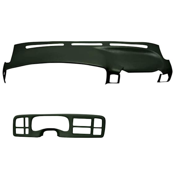 KIT-061224-DC035 2-Piece Kit Dash Cover, Dark Green, Molded; Overlay Over Factory Dash, Vacu Molded Series, Includes (1) Dash Cover and (1) Instrument Panel Cover