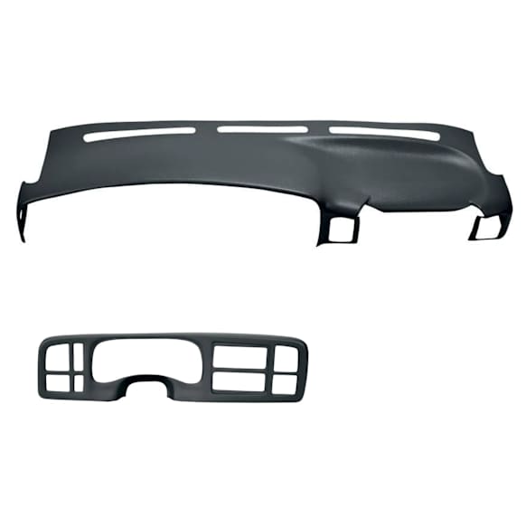 KIT-061224-DC044 2-Piece Kit Dash Cover, Slate Gray, Molded; Overlay Over Factory Dash, Vacu Molded Series, Includes (1) Dash Cover and (1) Instrument Panel Cover