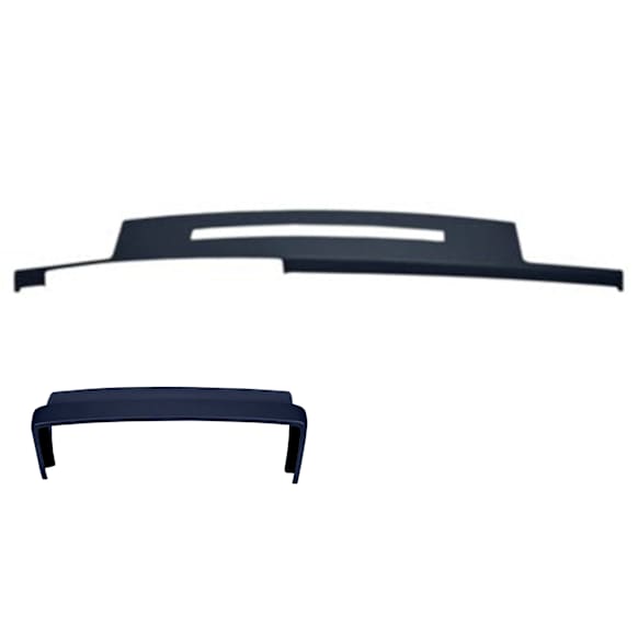 1993 Chevrolet C1500 - 2-Piece Kit Dash Cover, Dark Blue, Molded; Overlay Over Factory Dash, Vacu Molded Series Includes (1) Dash Cover and (1) Instrument Panel Cover