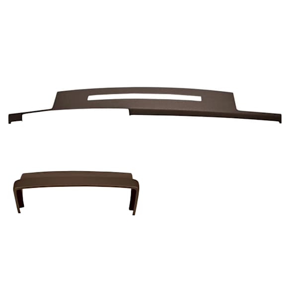 1993 Chevrolet C1500 - 2-Piece Kit Dash Cover, Dark Brown, Molded; Overlay Over Factory Dash, Vacu Molded Series Includes (1) Dash Cover and (1) Instrument Panel Cover