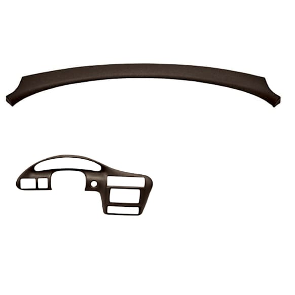 KIT-061224-DC137 2-Piece Kit Dash Cover, Dark Brown, Molded; Overlay Over Factory Dash, Vacu Molded Series, Includes (1) Dash Cover and (1) Instrument Panel Cover