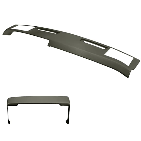 1989 Chevrolet S10 Blazer - 2-Piece Kit Dash Cover, Taupe Gray, Molded; Overlay Over Factory Dash, Without Side Vents Cut Out, Vacu Molded Series Includes (1) Dash Cover and (1) Instrument Panel Cover