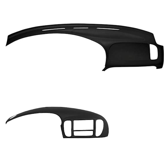 2003 Ford F-150 - 2-Piece Kit Dash Cover, Black, Molded; Overlay Over Factory Dash, Vacu Molded Series Includes (1) Dash Cover and (1) Instrument Panel Cover