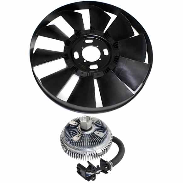 2002-2009 Chevrolet Trailblazer - 2-Piece Kit Fan Clutch Kit, Includes (1) Fan Blade and (1) Fan Clutch