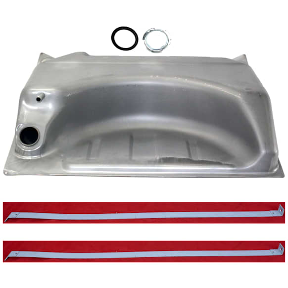 3-Piece Kit Galvanized Steel Fuel Tank, 19 gallons / 72 liters, Includes (1) Fuel Tank and (2) Fuel Tank Strap