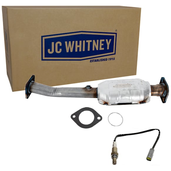 2-Piece Kit Rear, Driver Side Catalytic Converter, 4.0L, 6Cyl, Federal EPA Standard, 46-State Legal (Cannot ship to CA, CO, NY or ME), Includes (1) Catalytic Converter and (1) Oxygen Sensor