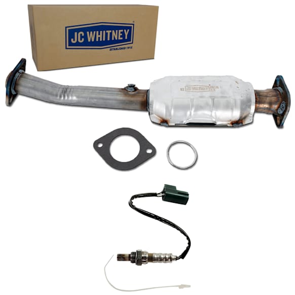 2-Piece Kit Rear, Driver Side Catalytic Converter, 4.0L, 6Cyl, Federal EPA Standard, 46-State Legal (Cannot ship to CA, CO, NY or ME), Includes (1) Catalytic Converter and (1) Oxygen Sensor
