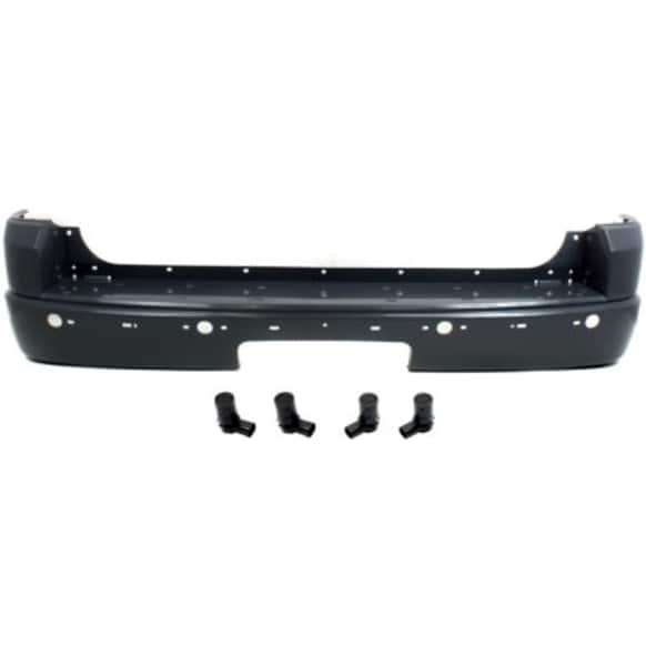 2005 Ford Explorer - 5-Piece Kit Rear Primed Bumper Cover, Includes (1) Bumper Cover and (4) Parking Assist Sensor