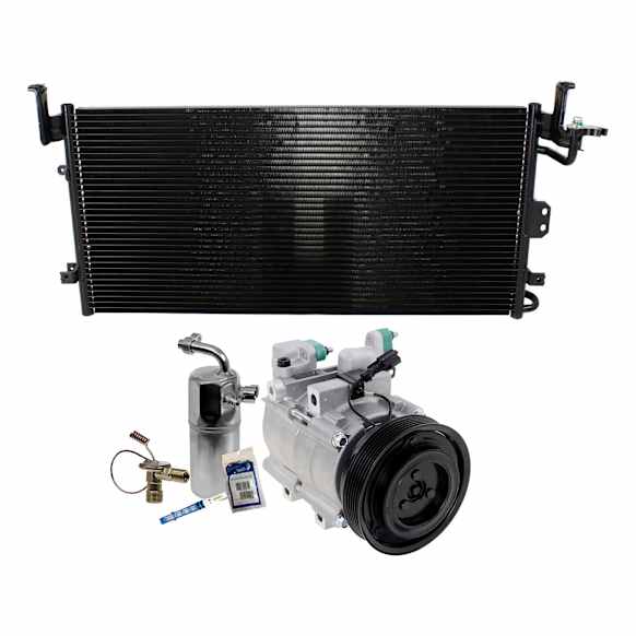 2003 Kia Magentis - 3-Piece Kit A/C Compressor Kit, 2.7L 6Cyl, Prod Date After November 20 2002, May Require Use of OEM Manifolds, With Clutch, Includes (1) A/C Compressor, (1) A/C Condenser and (1) A/C Service Kit