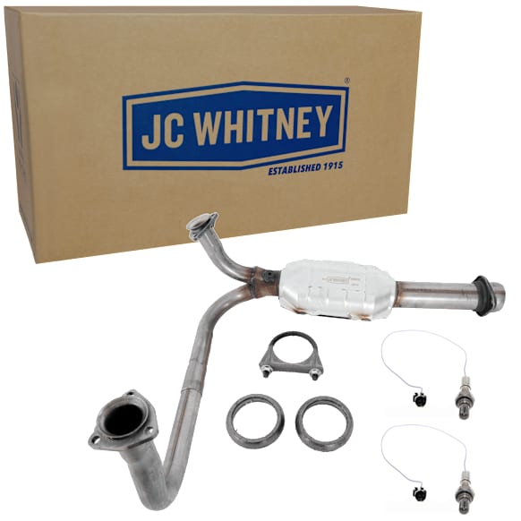 3-Piece Kit Catalytic Converter, Federal EPA Standard, 46-State Legal (Cannot ship to CA, CO, NY or ME), Includes (1) Catalytic Converter and (2) Oxygen Sensor