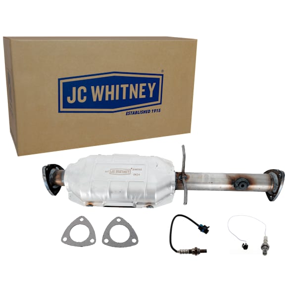 3-Piece Kit Catalytic Converter, Federal EPA Standard, 46-State Legal (Cannot Ship To or Be installed in vehicles Originally Purchased in CA, CO, NY or ME), includes Oxygen Sensor