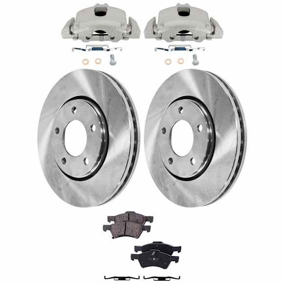 2-Wheel Set Brake Kit With Calipers, 280.92 mm, Includes (2) Brake Caliper, (2) Brake Disc and (1) Brake Pad Set