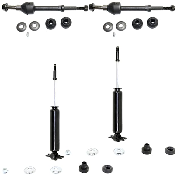 4-Piece Kit Front Suspension Kit, Includes (2) Shock Absorber and Strut Assembly and (2) Sway Bar Link