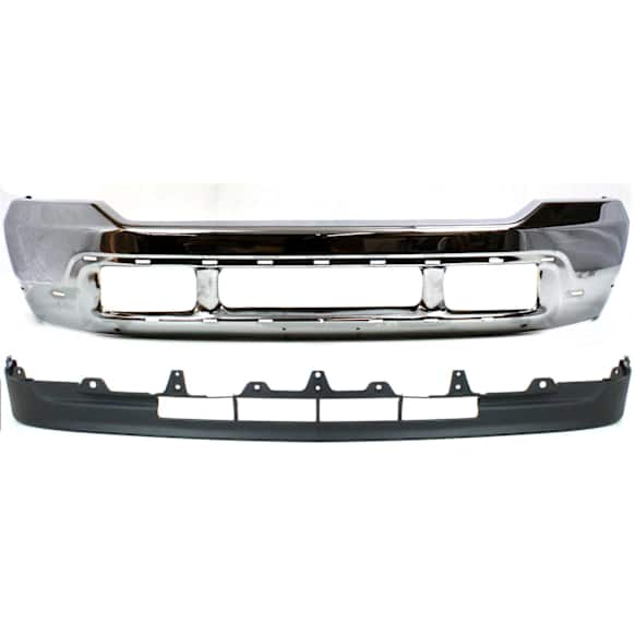 2002 Ford Excursion - 2-Piece Kit Front Bumper, Chrome, Sport Utility, Includes (1) Bumper and (1) Valance