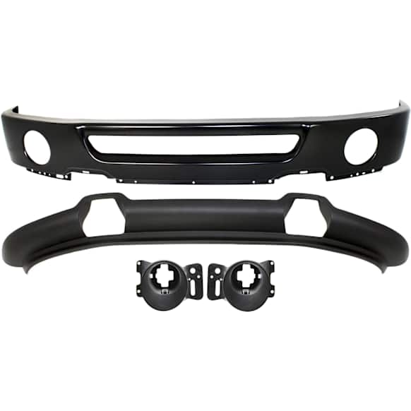 4-Piece Kit, Front Bumper, 4WD, New Body Style, Production Date From August 9, 2005, Paint to Match, Includes (1) Bumper, (2) Fog Light Bracket, and (1) Valance
