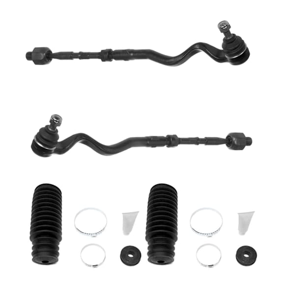 KIT-070224-428 4-Piece Kit Genuine BMW Tie Rod Assembly - 4-Piece Kit, Includes (2) Steering Rack Boot and (2) Tie Rod Assembly