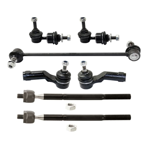 8-Piece Kit Sway Bar Link, Includes (4) Sway Bar Link and (4) Tie Rod End