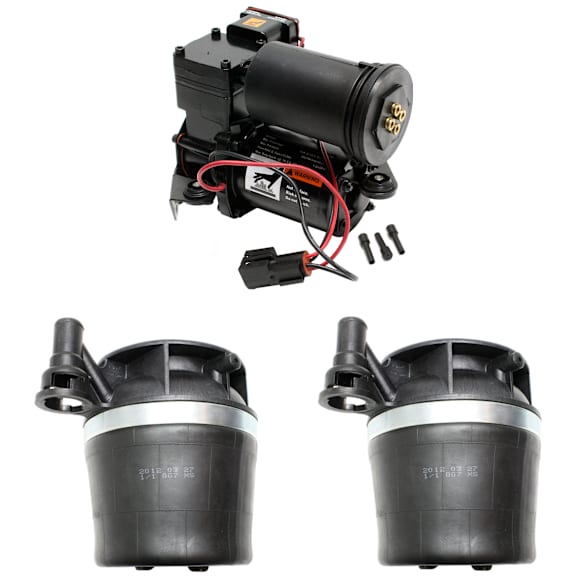 2006 Lincoln Navigator Ultimate - 3-Piece Kit Air Suspension Compressor, Includes (2) Air Spring and (1) Air Suspension Compressor