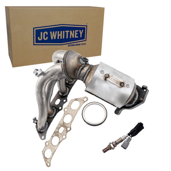 2-Piece Kit Before Catalytic Converter Catalytic Converter, Federal EPA Standard, 46-State Legal (Cannot ship to CA, CO, NY or ME), includes (1) Catalytic Converter and (1) Oxygen Sensor