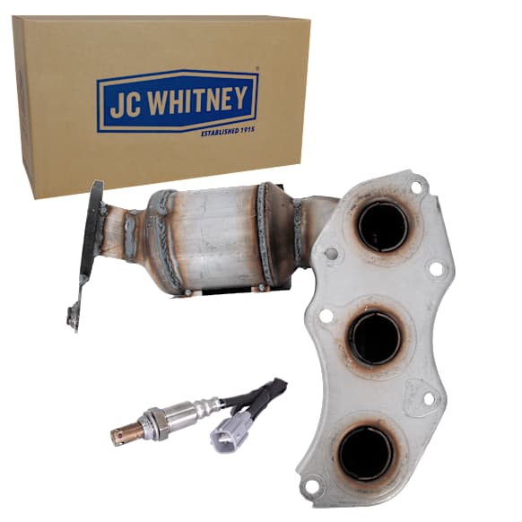2-Piece Kit Catalytic Converter, Federal EPA Standard, 46-State Legal (Cannot ship to CA, CO, NY or ME), includes (1) Catalytic Converter and (1) Oxygen Sensor