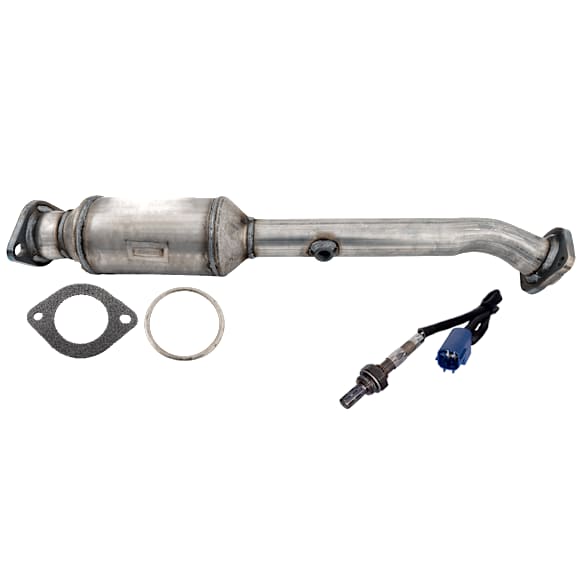2005-2010 Nissan Pathfinder - 2-Piece Kit After Secondary Catalytic Converter Catalytic Converter, Federal EPA Standard, 46-State Legal (Cannot ship to CA, CO, NY or ME), includes (1) Catalytic Converter and (1) Oxygen Sensor
