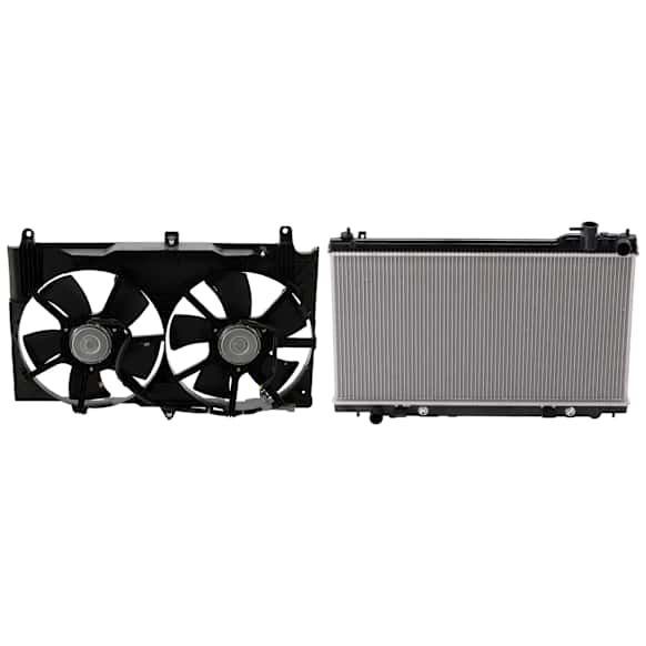 2-Piece Kit Radiator, 3.5L, 6Cyl, Includes (1) Cooling Fan Assembly and (1) Radiator