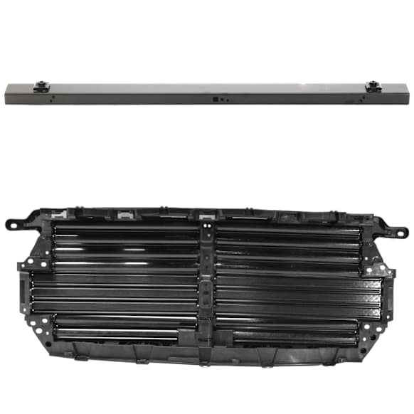 2-Piece Kit Radiator Support Assembly, Includes (1) Active Grille Shutter and (1) Radiator Support