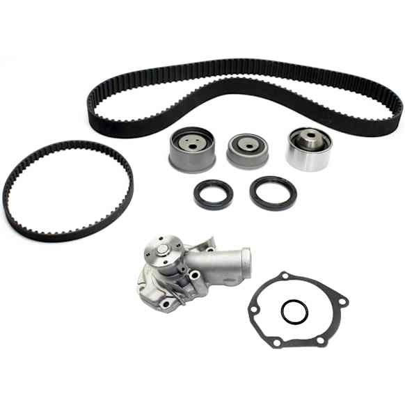 2-Piece Kit Timing Belt Kit, 2.4L, 4Cyl Water Pump Included Includes (1) Timing Belt Kit and (1) Water Pump