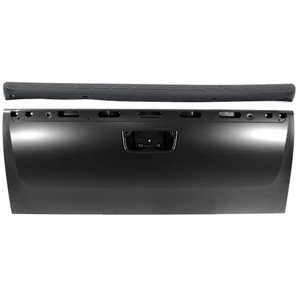 2011 Chevrolet Silverado 1500 - 2-Piece Kit Primed Tailgate, For Models With Locking  and  Assist, Without Rear View Camera,  Includes (1) Tailgate and (1) Tailgate Molding