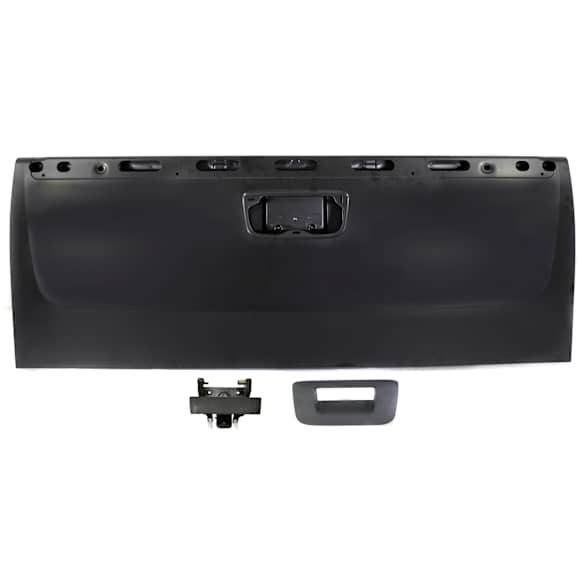 2012 GMC Sierra 1500 - 3-Piece Kit Primed Tailgate, Fleetside For Models With Non-Locking ,  Includes (1) Tailgate, (1) Tailgate Handle, and (1) Tailgate Handle Bezel