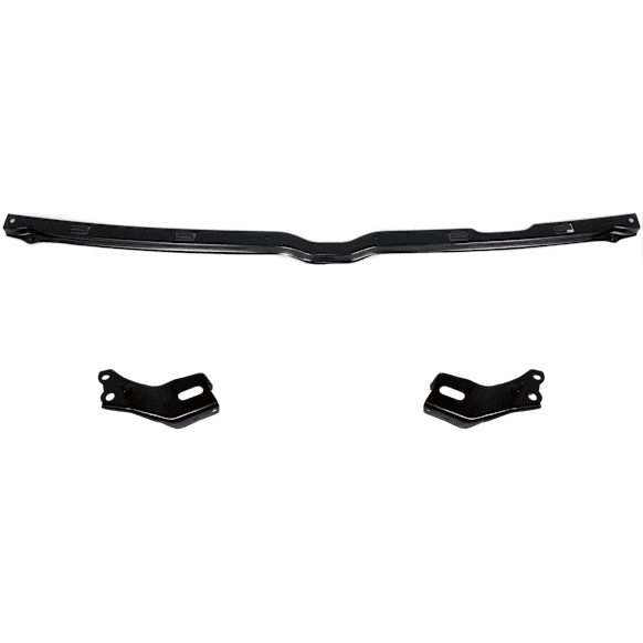 3-Piece Kit Front Bumper Reinforcement, 2WD, Type B Bumper Reinforcement, Steel, Includes (1) Bumper Reinforcement and (2) Bumper Reinforcement Bracket