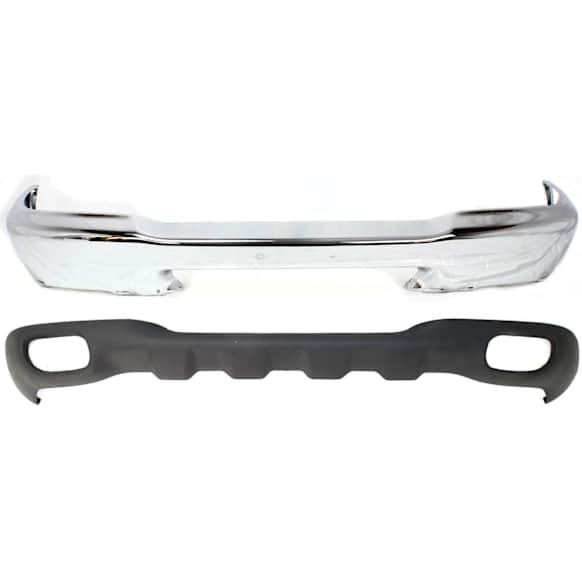 1998 Ford Ranger - 2-Piece Kit Front Bumper, Chrome, Includes (1) Bumper and (1) Valance