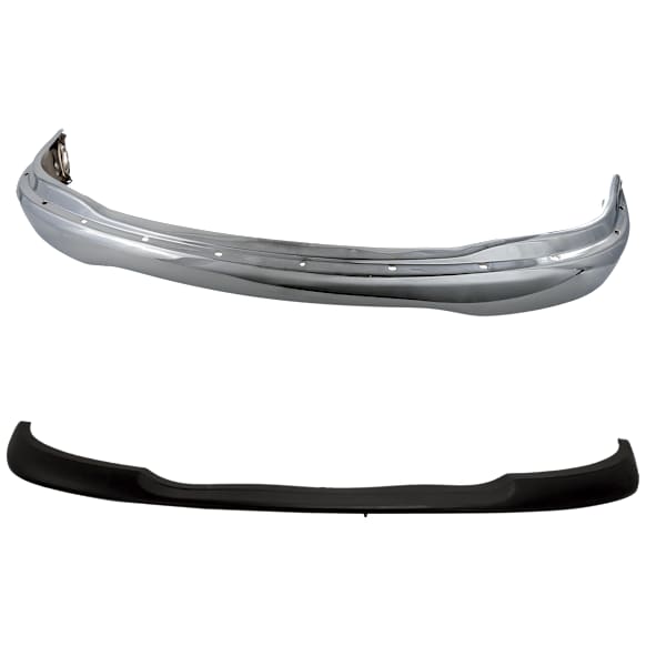 2001 Ford F-150 - 2-Piece Kit Front Bumper, Chrome, Includes (1) Bumper and (1) Bumper Trim
