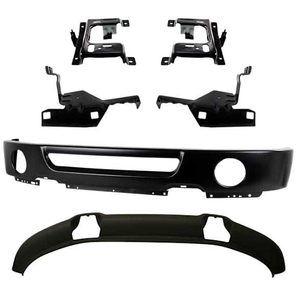 6-Piece Kit, Front Bumper, Paint to Match, Includes (1) Bumper, (4) Bumper Bracket, and (1) Valance