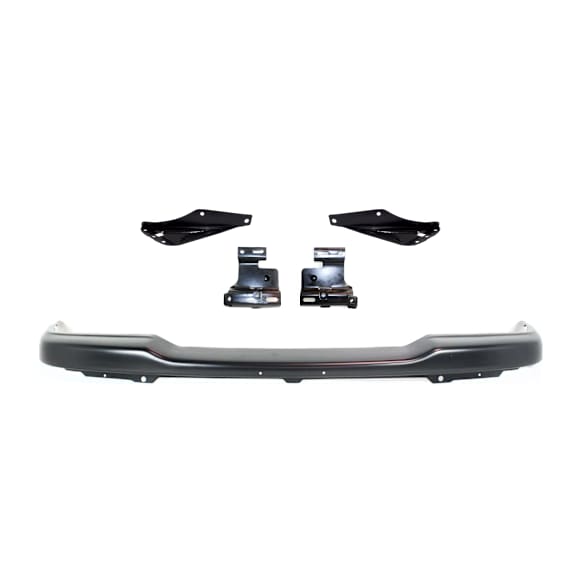 5-Piece Kit, Front Bumper, Painted Black, Includes (1) Bumper and (4) Bumper Bracket