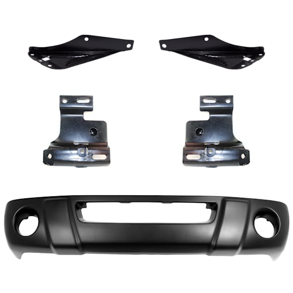5-Piece Kit Front Valance, Valance Panel, Primed Includes (4) Bumper Bracket and (1) Valance