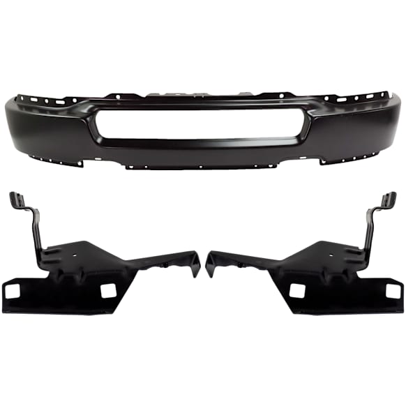 2005 Ford F-150 - 3-Piece Kit Front Bumper, Production Date To August 8 2005, Paint to Match, Includes (1) Bumper and (2) Bumper Bracket