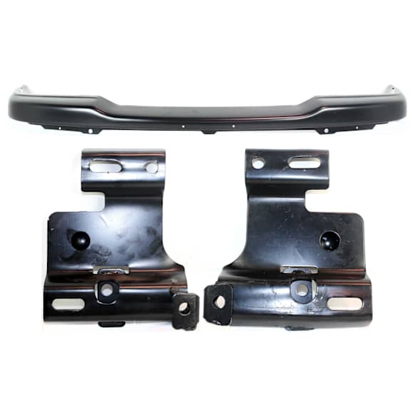 2003 Ford Ranger - 3-Piece Kit Front Bumper, 4WD, Painted Black, Includes (1) Bumper and (2) Bumper Bracket