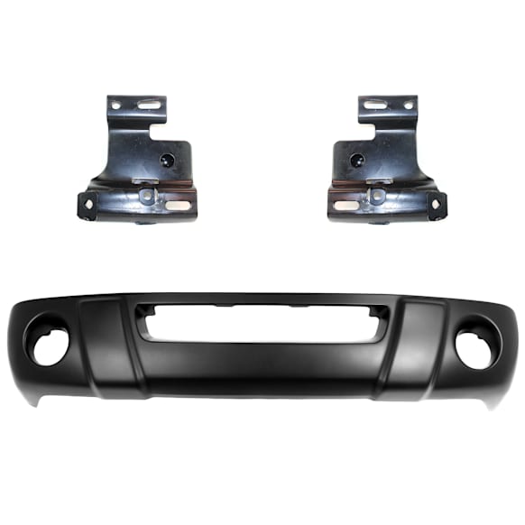 3-Piece Kit Front Valance, For Models With Fog Lights, Valance Panel, Primed, Includes (2) Bumper Bracket and (1) Valance