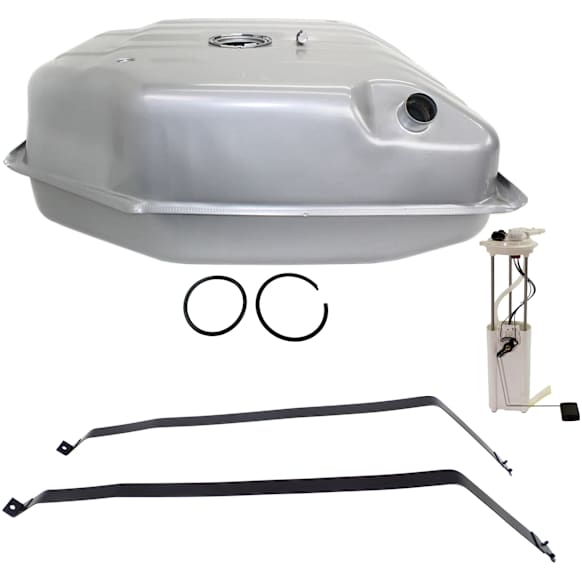 1998 GMC K1500 Suburban SLE - 3-Piece Kit Galvanized Steel Fuel Tank, 29-3/4 x 33-1/2 x 13-1/8, Lock Ring Kit Included, 42 gallons / 159 liters, GAS, Includes (1) Fuel Pump, (1) Fuel Tank, and (1) Fuel Tank Strap