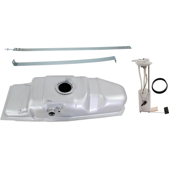 2000-2001 GMC Sonoma - 3-Piece Kit Galvanized Steel Fuel Tank, 18.5 gallons / 70 liters, Includes (1) Fuel Tank, (1) Fuel Tank Strap and (1) Fuel Pump