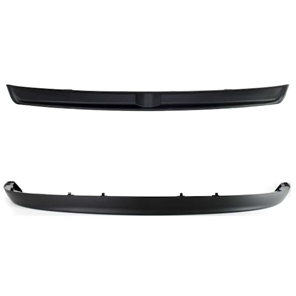 2-Piece Kit Front Valance, For Models With Chrome Bumper, Air Dam, Textured, Includes (1) Bumper Trim and (1) Valance