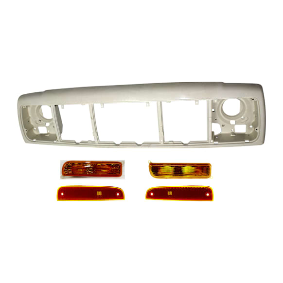 5-Piece Kit Header Panel, Includes (1) Header Panel, (2) Turn Signal Light and (2) Side Marker
