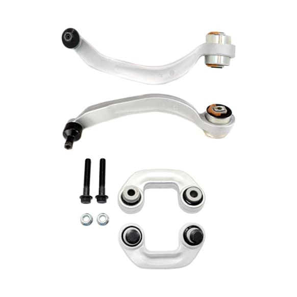 4-Piece Kit Control Arm Includes (2) Control Arm and (2) Sway Bar Link