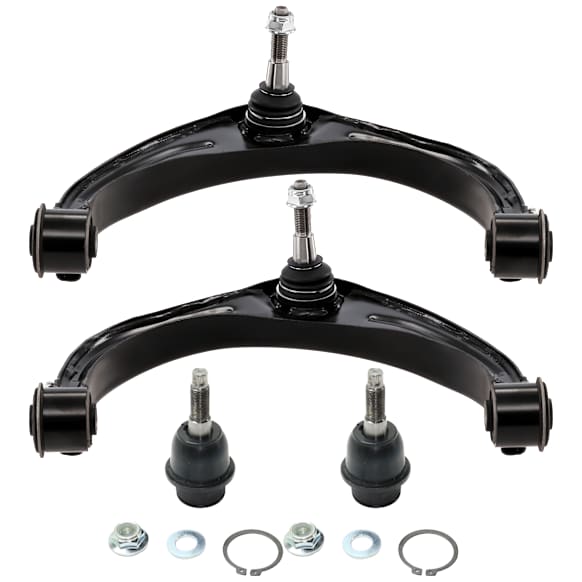 4-Piece Kit Control Arm Includes (2) Ball Joint and (2) Control Arm