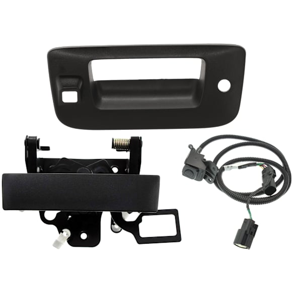 3-Piece Kit Back Up Camera, Full-Color Display, includes (1) Back Up Camera and (2) Tailgate Handle