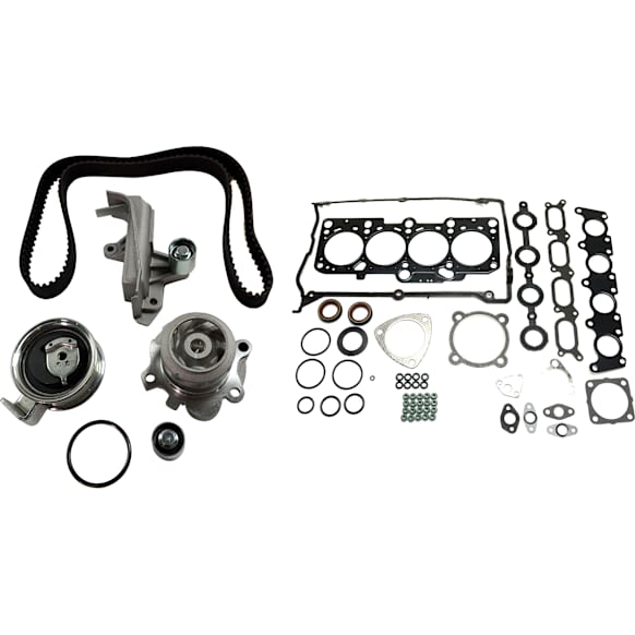 2-Piece Kit Timing Belt Kit, 1.8L, 4Cyl Water Pump Included Includes (1) Cylinder Head Gasket and (1) Timing Belt Kit