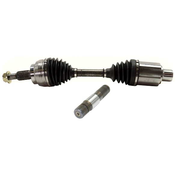 2003 Dodge Ram 1500 - 2-Piece Kit Front, Driver and Passenger Side Axle Assembly, Supplied with Standard Neoprene Outboard Boot, New, 4WD, 4.7L 8Cyl Includes (1) Axle Assembly and (1) Axle Shaft