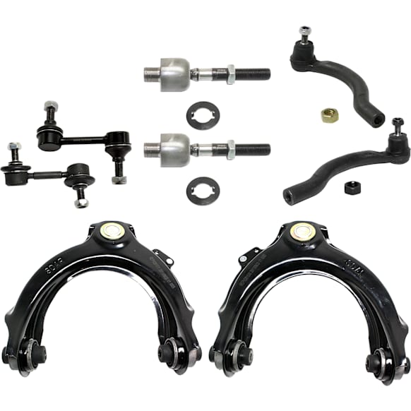 2004-2008 Acura TSX - 8-Piece Kit Control Arm Includes (2) Control Arm, (2) Sway Bar Link, and (4) Tie Rod End