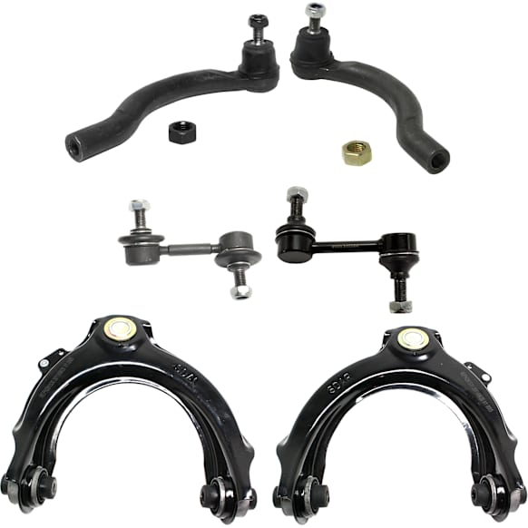 2003-2007 Honda Accord - 6-Piece Kit Control Arm Includes (2) Control Arm, (2) Sway Bar Link, and (2) Tie Rod End